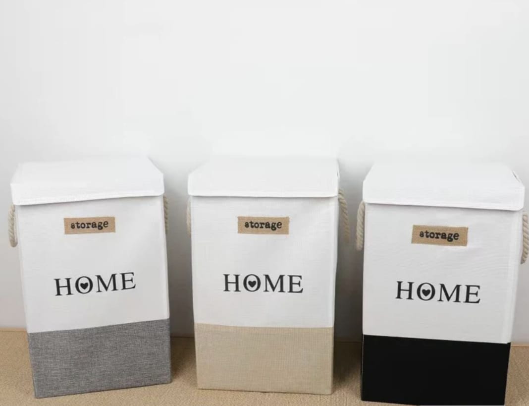 Modern Canvas Storage & Laundry Bin