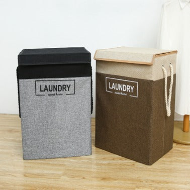 Large Foldable Laundry Basket with Lid