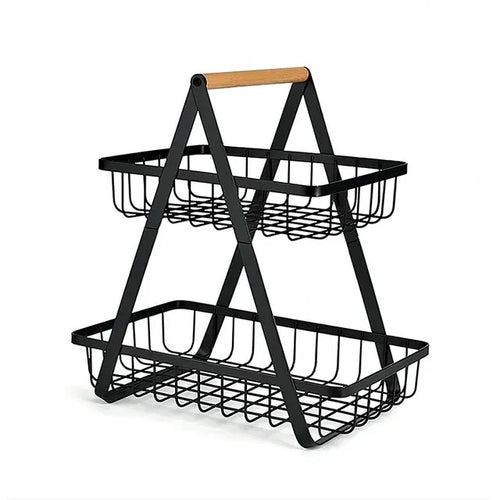 "2-Tier Countertop Fruit & Vegetable Basket
