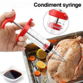 Meat Injector Syringe – 30ml Capacity Condiment & Marinade Injector for BBQ & Roasting