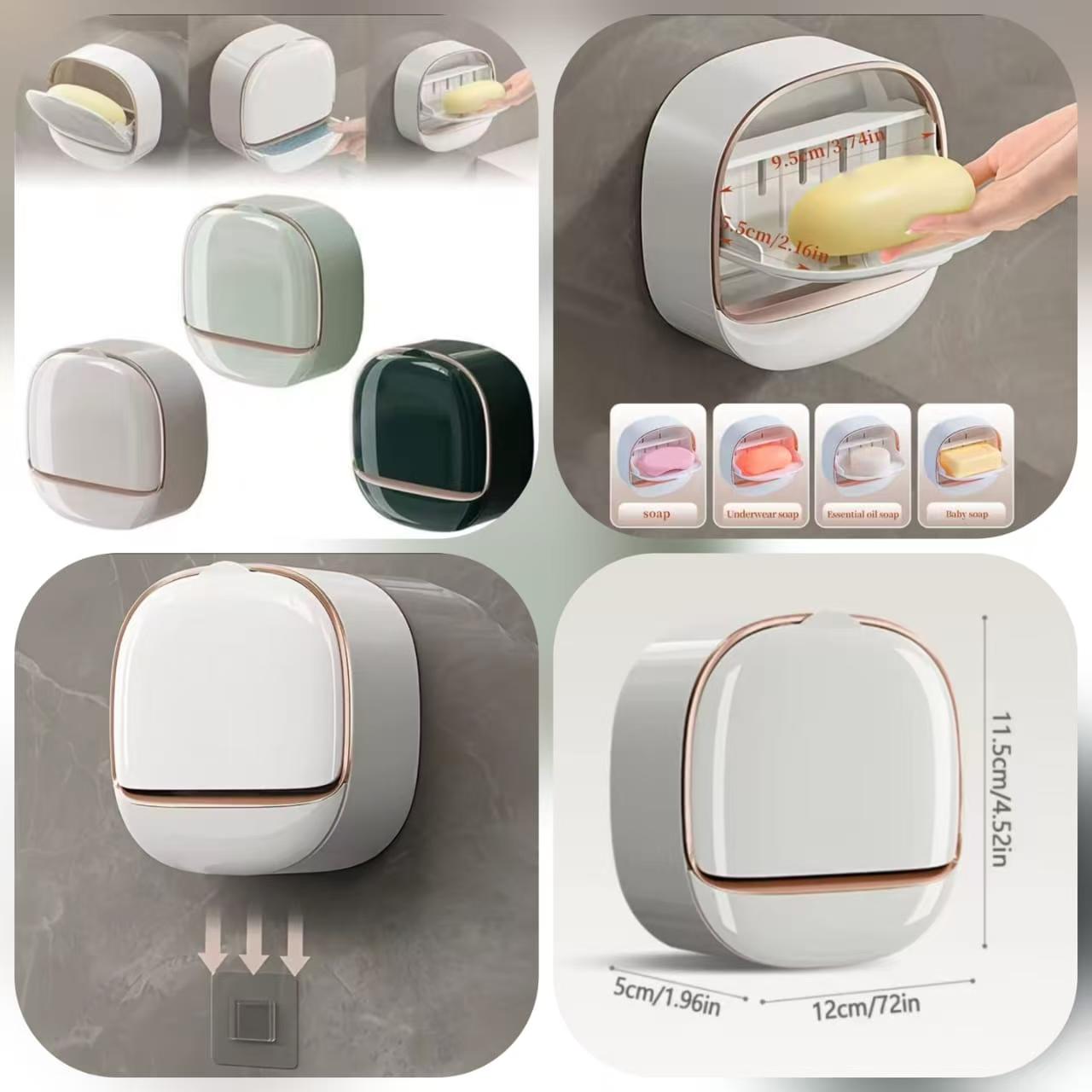 Wall-Mountet Flip-TOP soap Dish