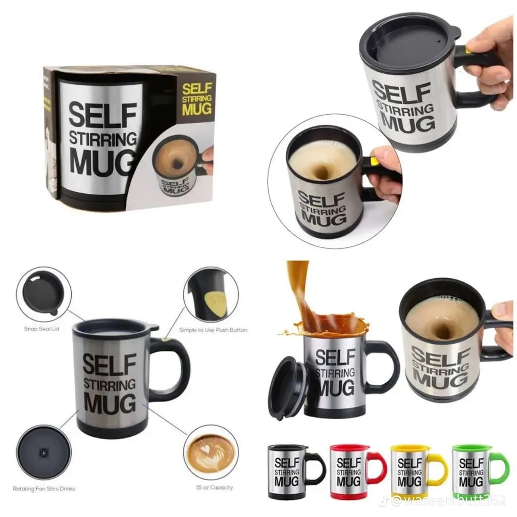 Automatic Self-Stirring Magnetic Coffee Mug