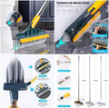 2-in-1 Long Handle Scrub Brush & Wiper