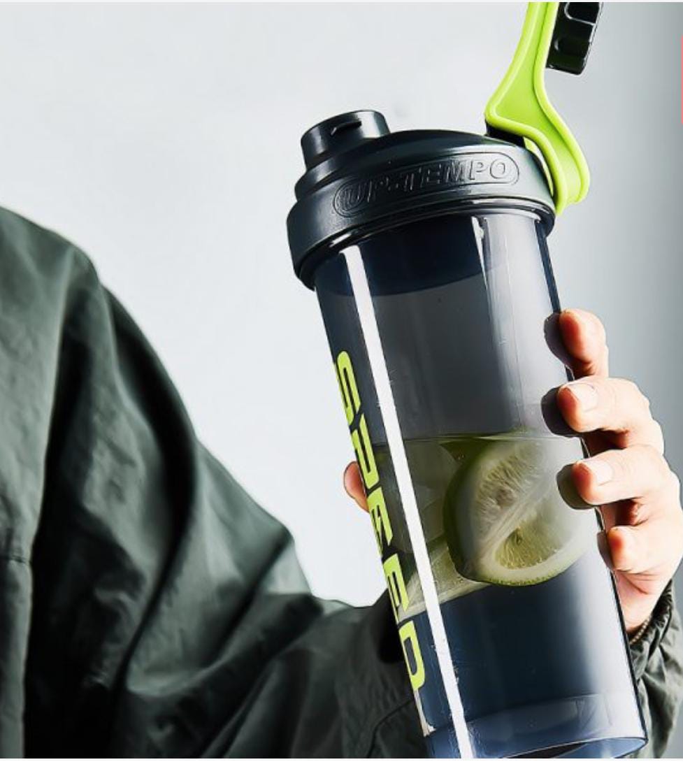 Sports Protein Shaker & Detox Bottle