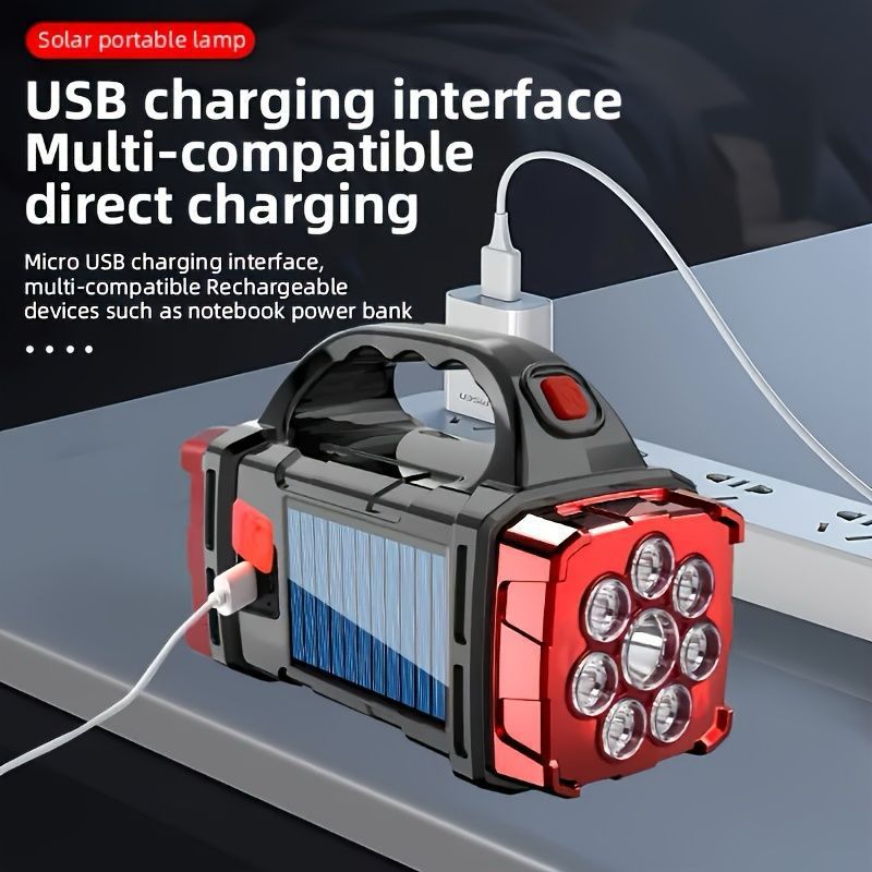 Ultra-Bright Multi-LED Rechargeable Flashlight & Emergency Lantern