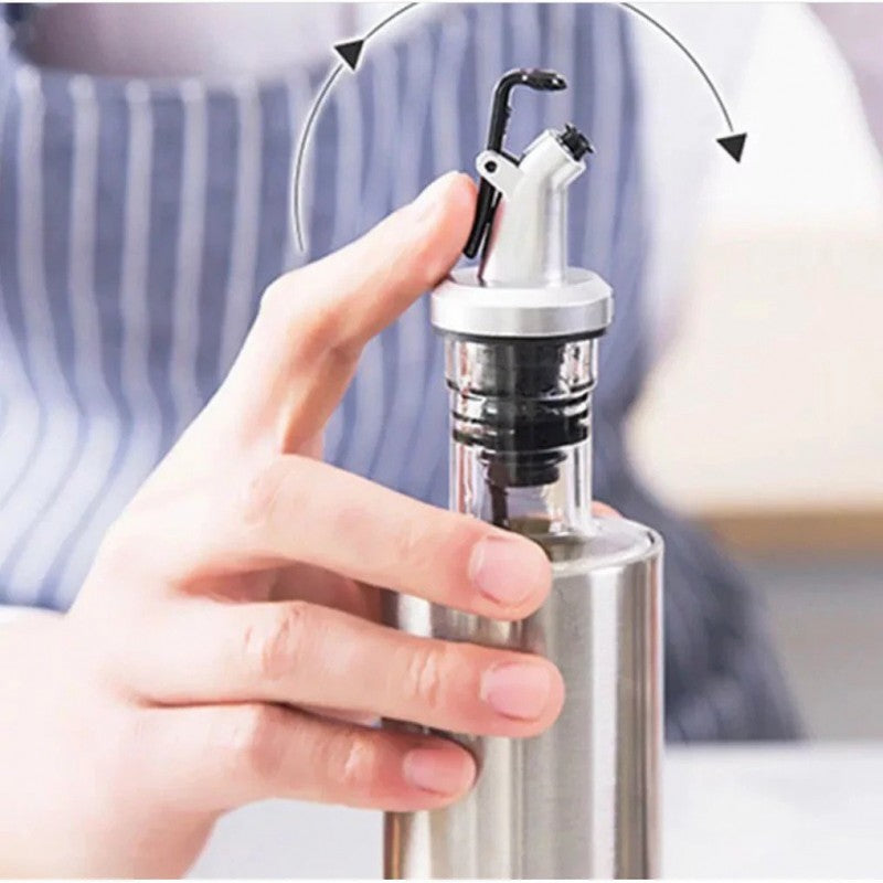 Fancy Stainless Steel Top -Oil/Sauce Bottle Two size 500ml 300ml