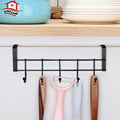 Over-the-Cabinet Kitchen Organiser Hook Rack (5 Hooks)