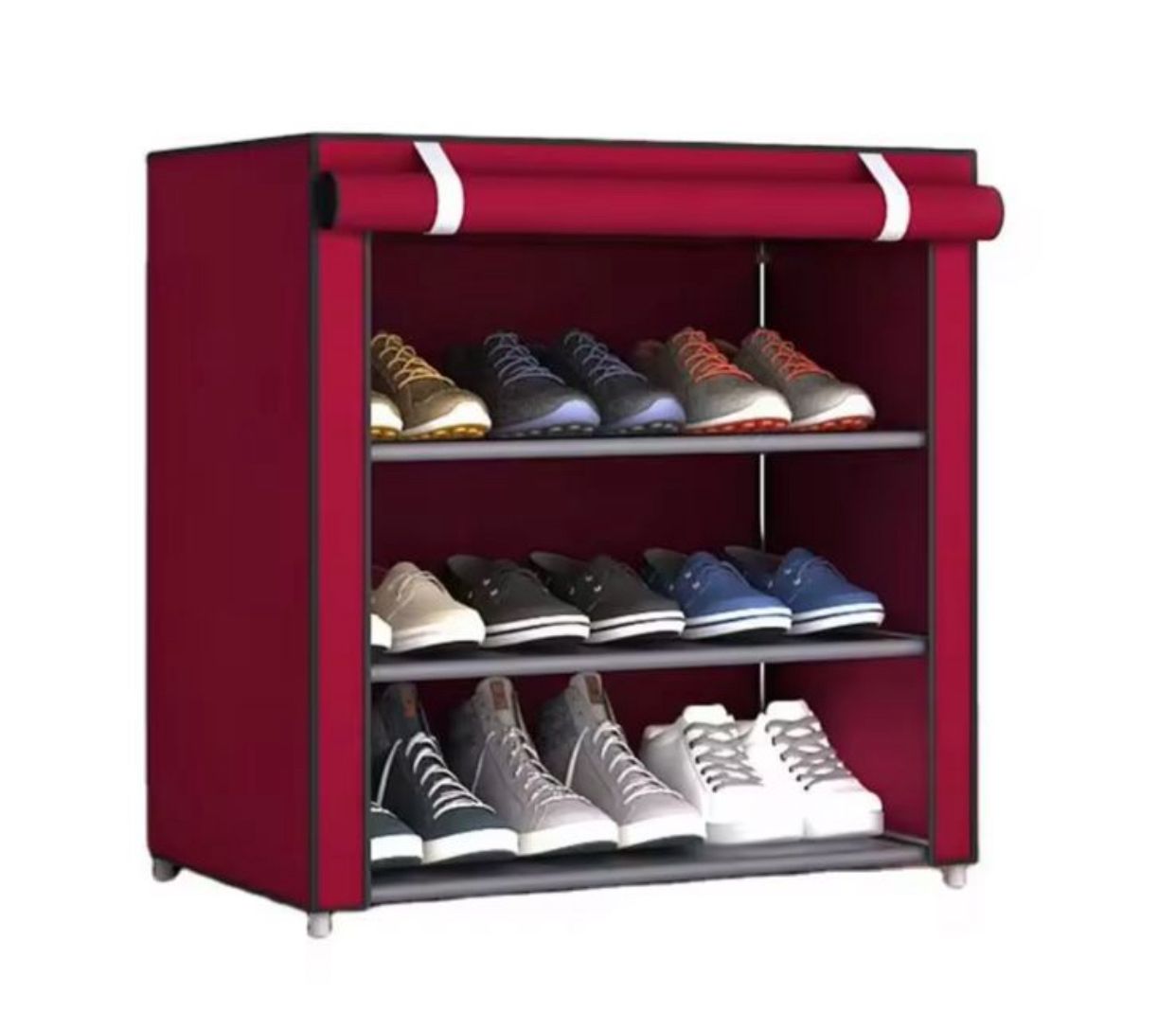 Portable Non-Woven Shoe Rack & Wardrobe Organizer
