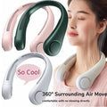 Bladeless Portable Neck Fan - 360° Cooling Rechargeable Lazy Fan