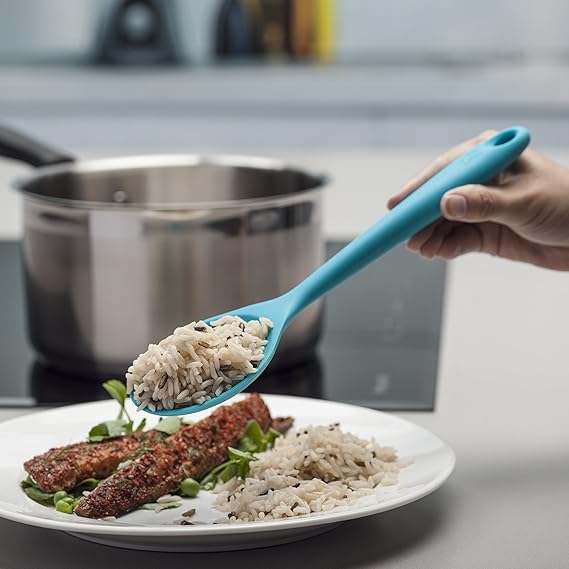 Premium Heat-Resistant Silicone Mixing & Serving Spoon