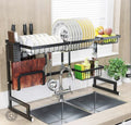 Over-the-Sink Multipurpose Stainless Steel Dish Drying Rack