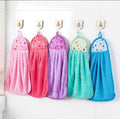 Super Absorbent Microfiber Hanging Hand Towel for Kitchen & Bathroom