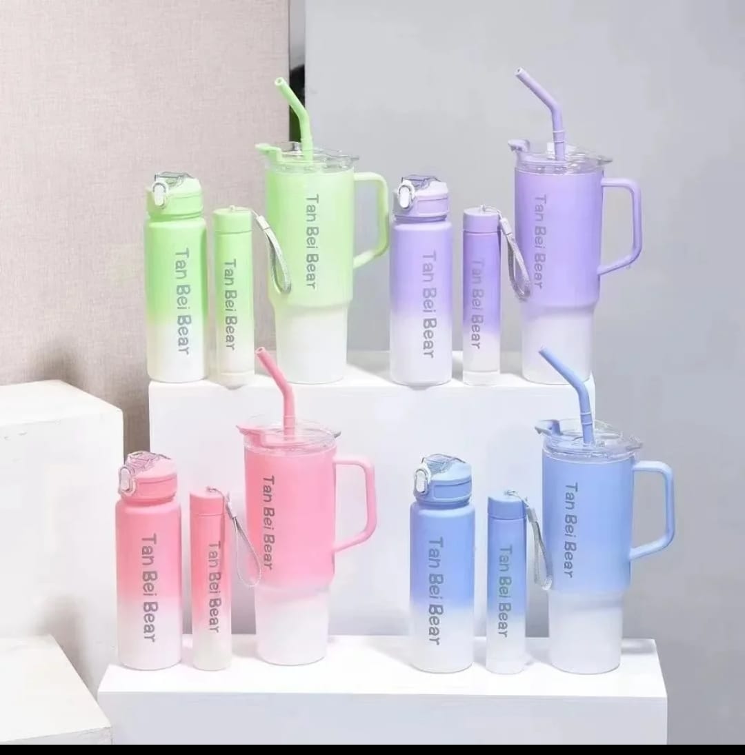 Pack of 3 Tumbler Water Bottles