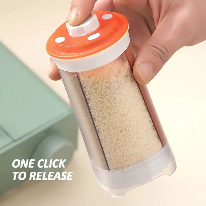 Spice Dispenser, 4-in-1 Seasoning Box, Kitchen Storage, Spice Shaker, BBQ Tools, Masala Box, Portable Spice Jar, Kitchen Gadgets. – Portable Seasoning Shaker for Kitchen & BBQ