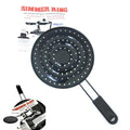 Gas & Electric Stove Heat Diffuser - Simmer Ring with Handle for Even Cooking