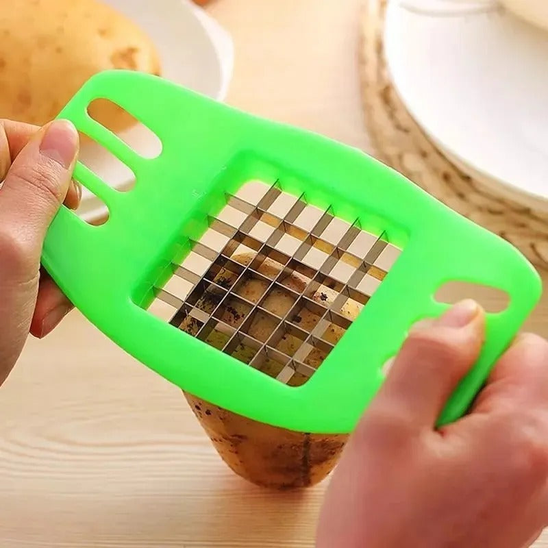 Portable French Fry Cutter & Vegetable Dicer