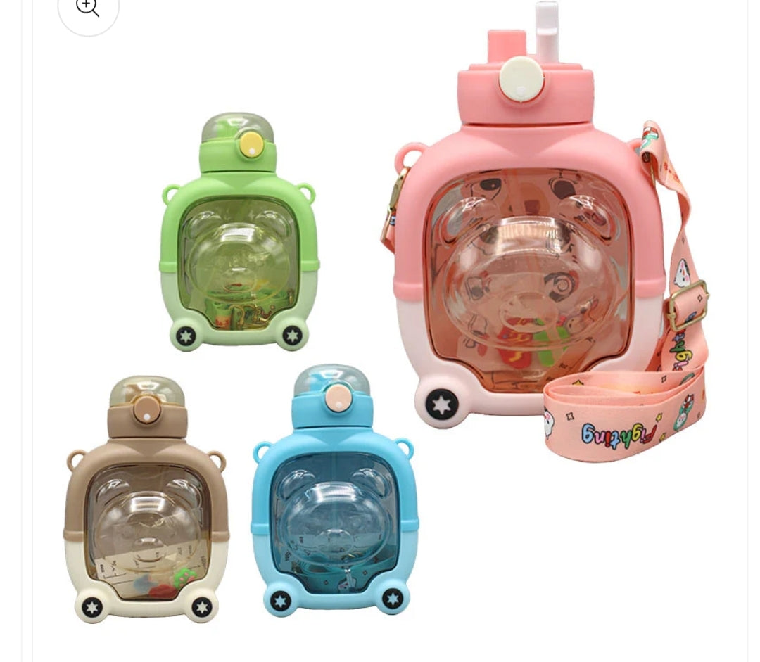 Fancy Teddy bear Water bottle.
