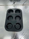 NON STICK MUFFIN CUP CAKE BAKING TRAY 6-CAVITY