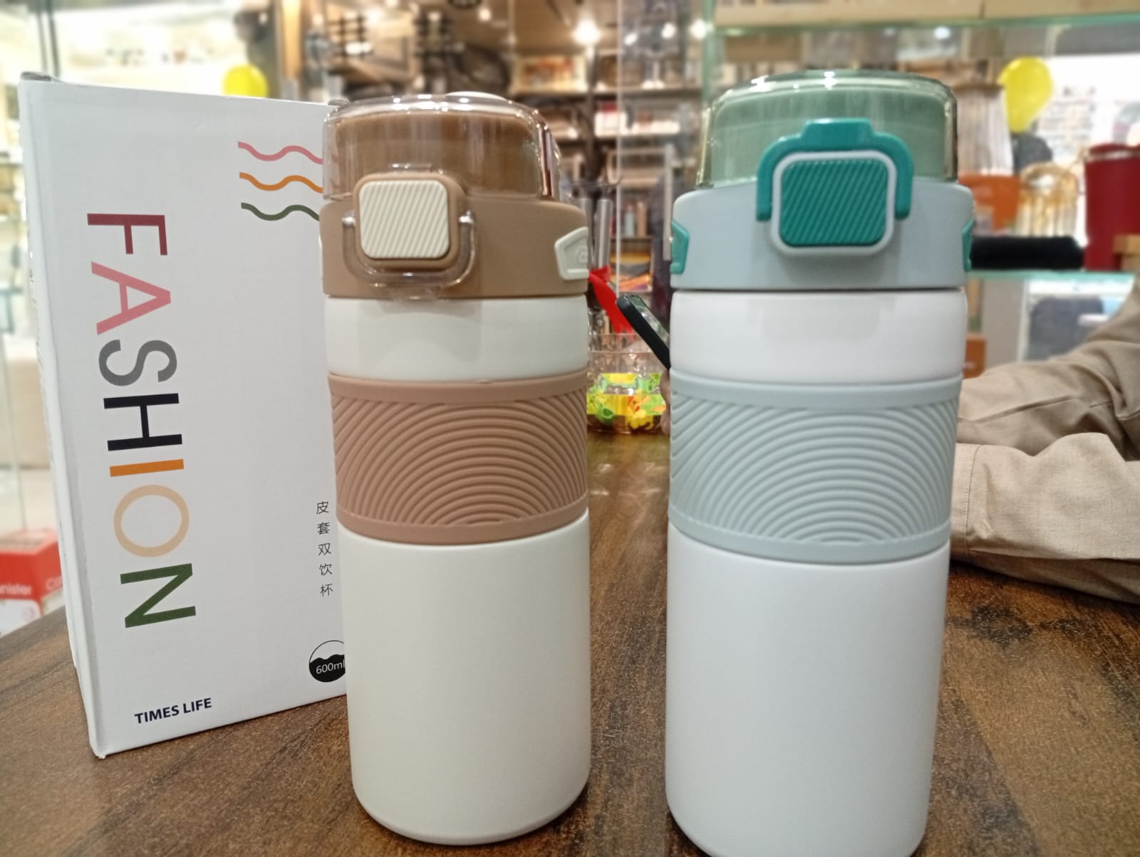 New Smart 316 Stainless Steel Insulated Cup Outdoor Portable Dual Drink Insulated Cup 600ML Capacity Sports Water Cup