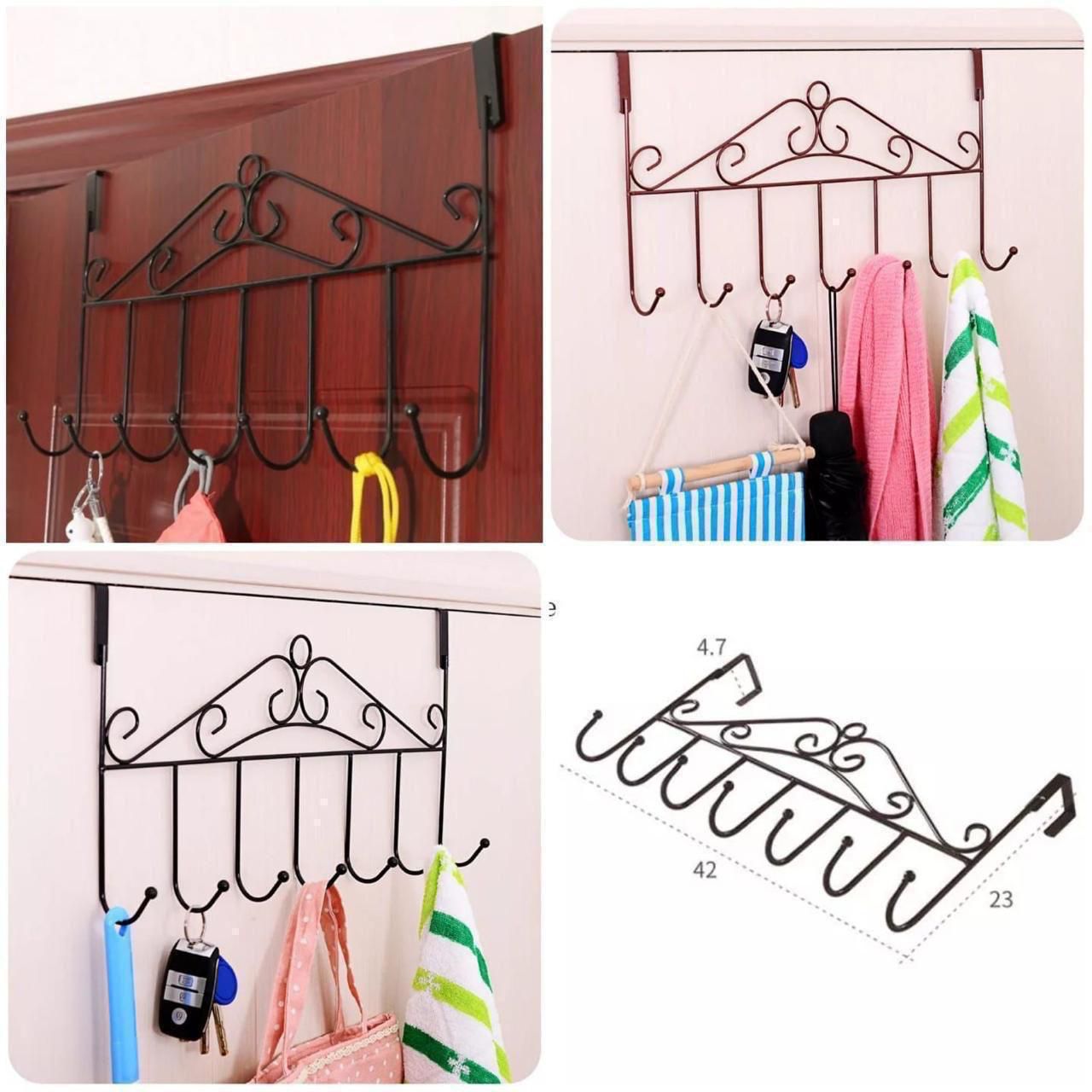 Over-the-Door 7-Hook Hanger