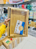 Wooden Tray Set 3pcs
