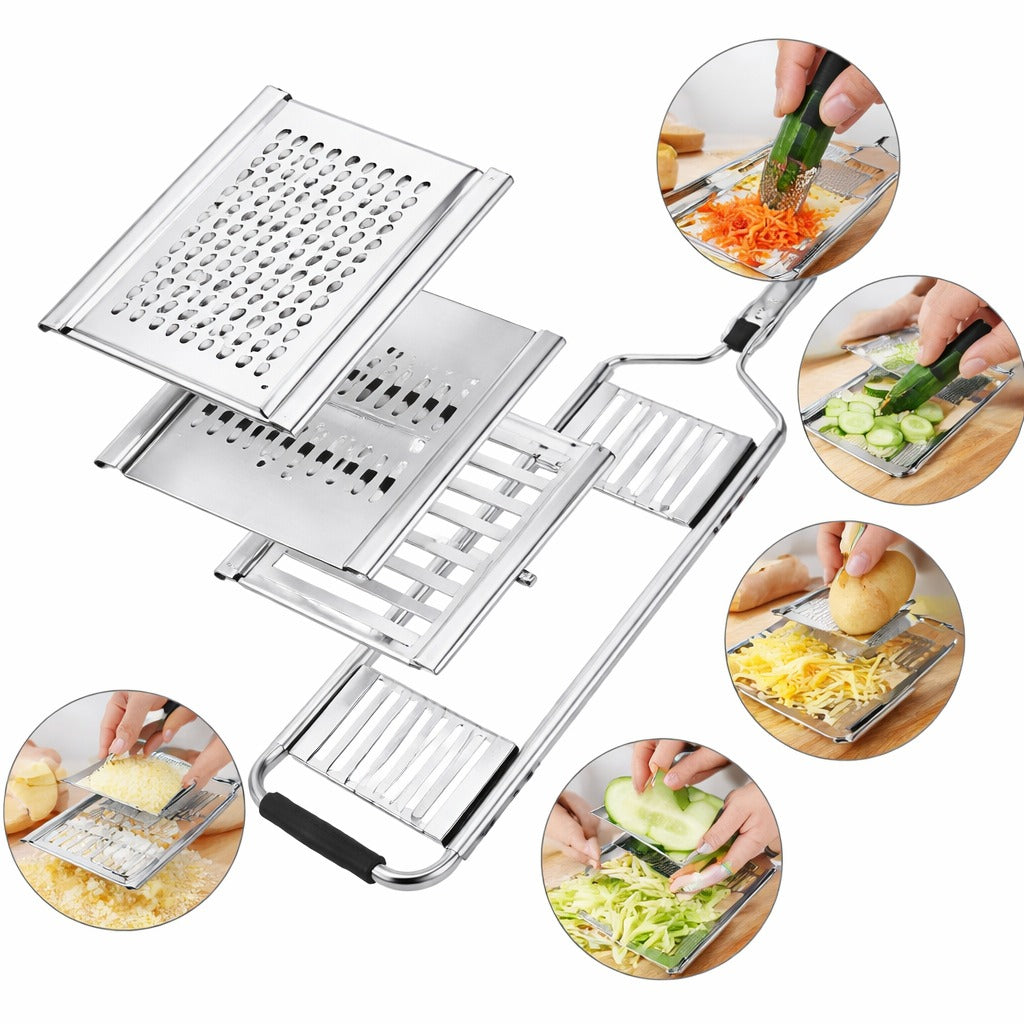 High-quality Stainless Steel Chopper Perfect slicing, grating & chopping in seconds