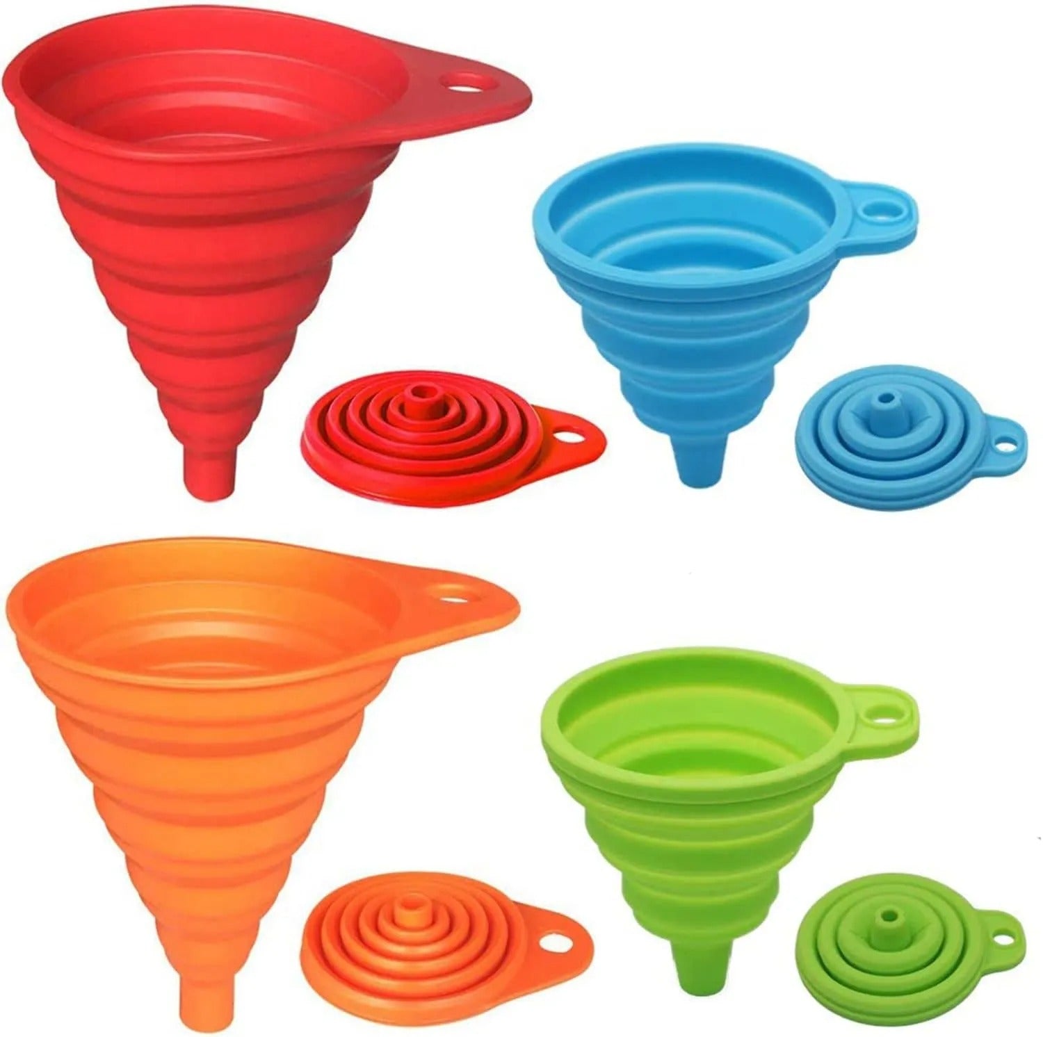 Collapsible Silicone Kitchen Funnel