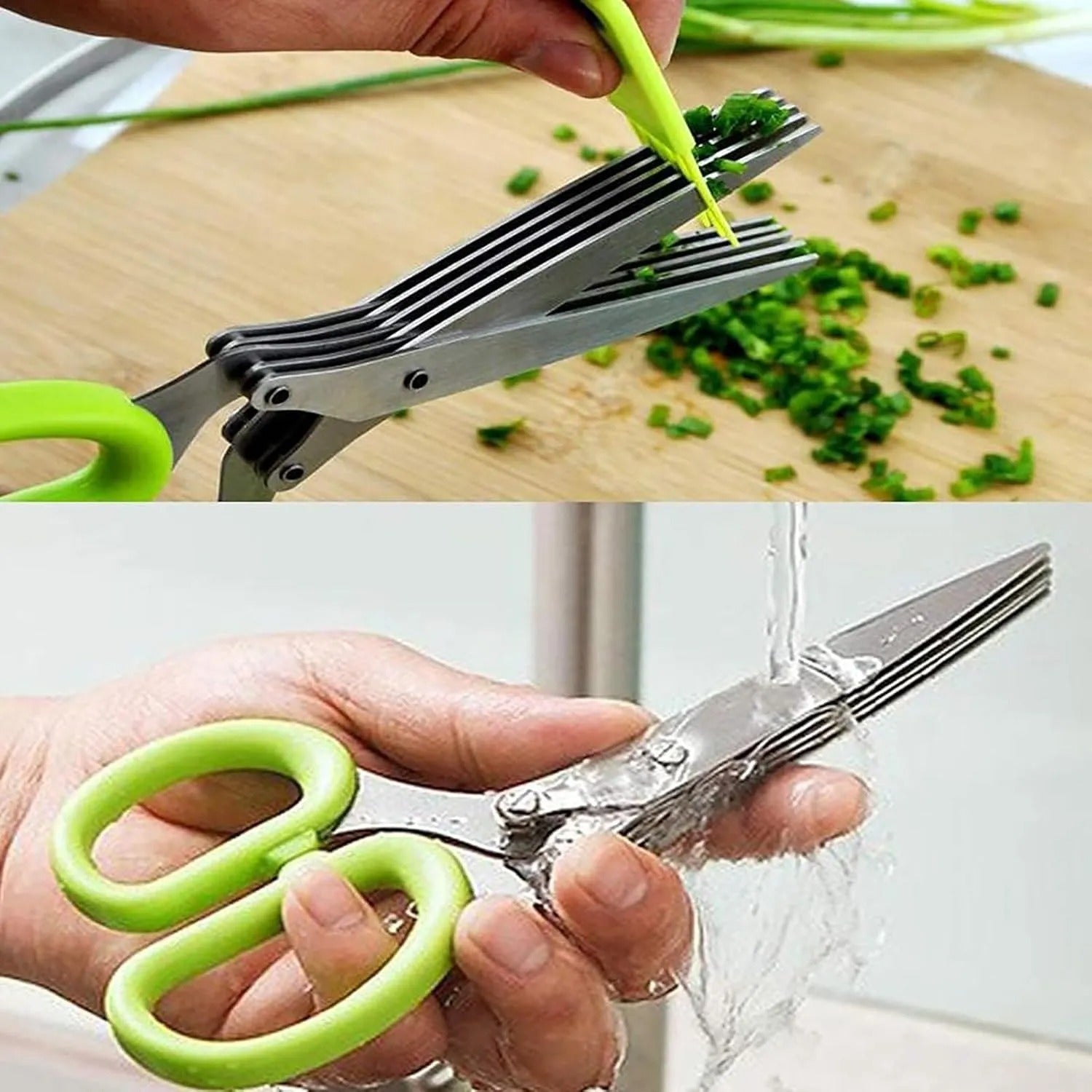 5-Blade Stainless Steel Herb Scissors