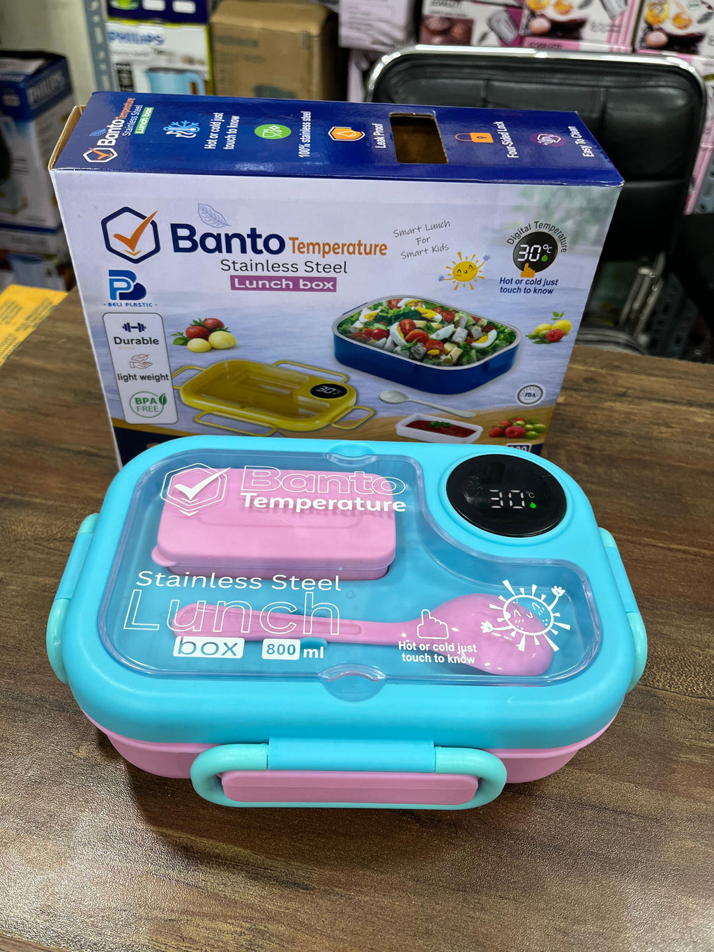 Banto Temperature Stainless Steel Lunch Box 800ml (Hot & Cold)