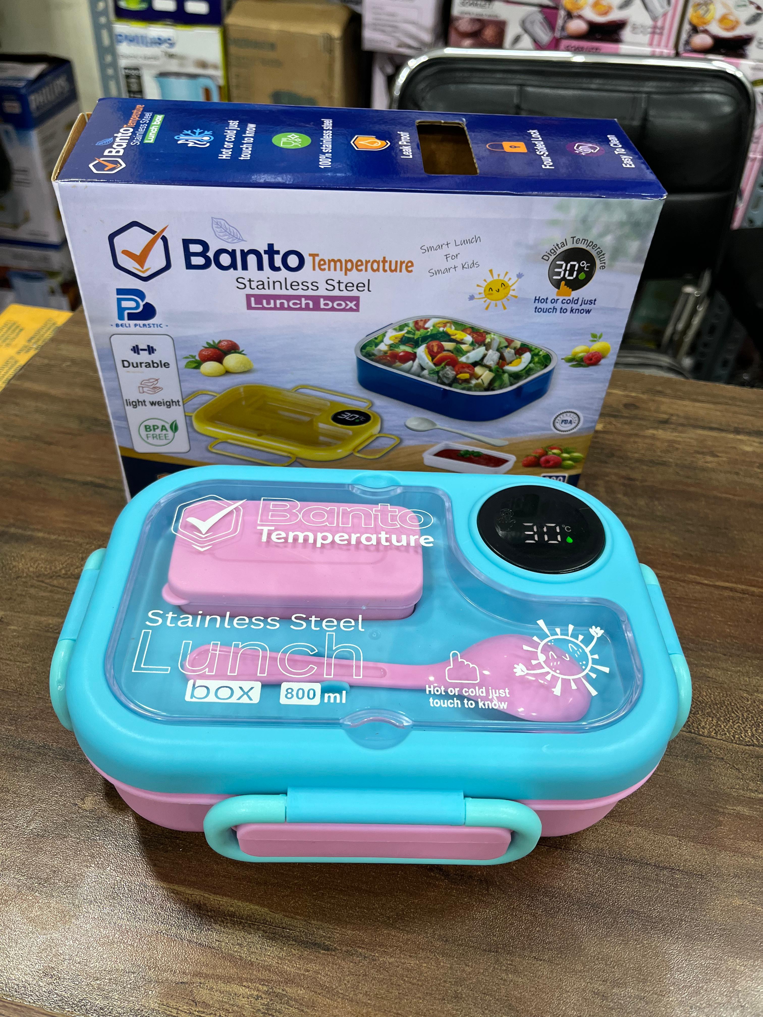 Banto Temperature Stainless Steel Lunch Box 800ml (Hot & Cold)