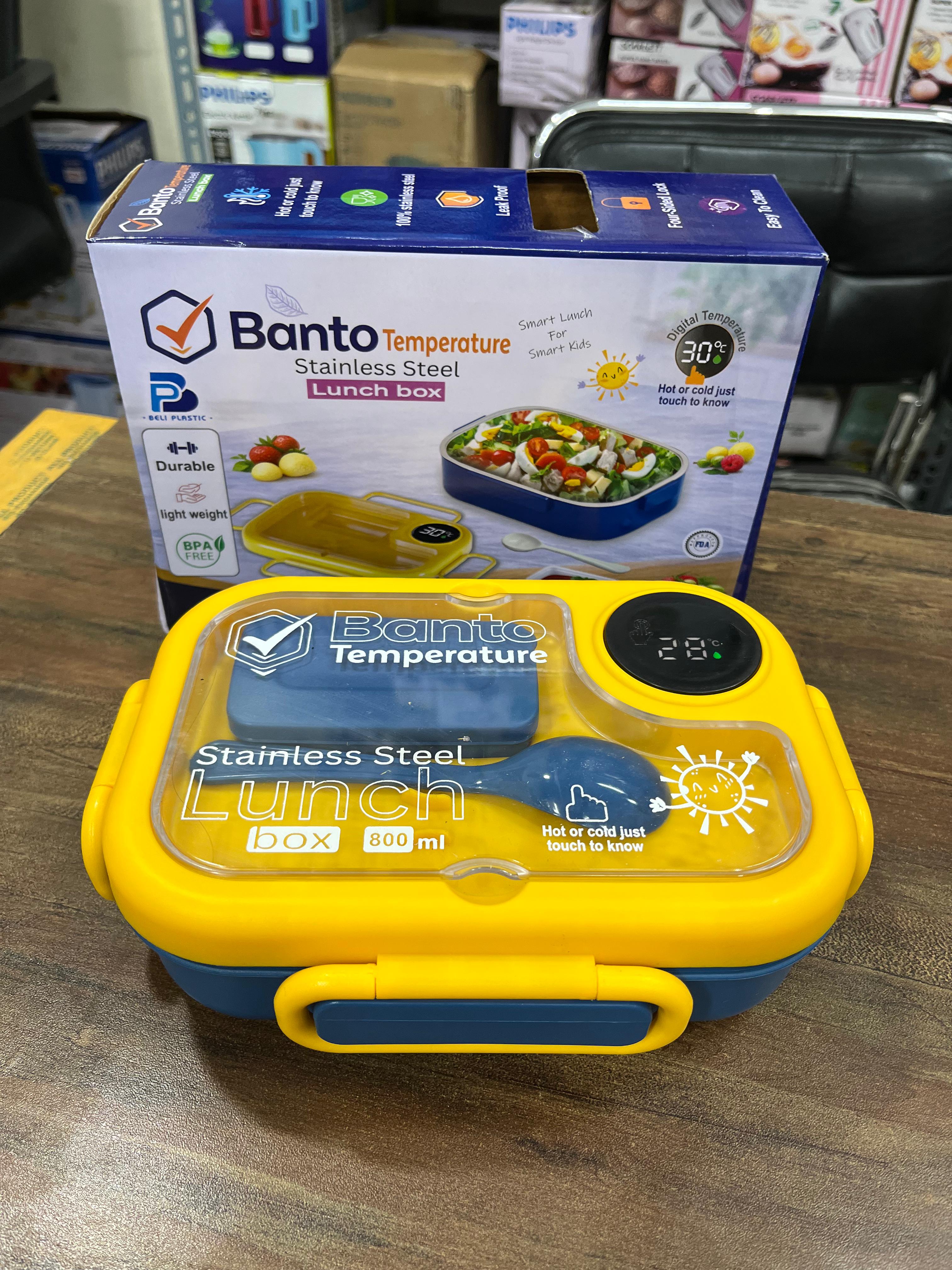 Banto Temperature Stainless Steel Lunch Box 800ml (Hot & Cold)