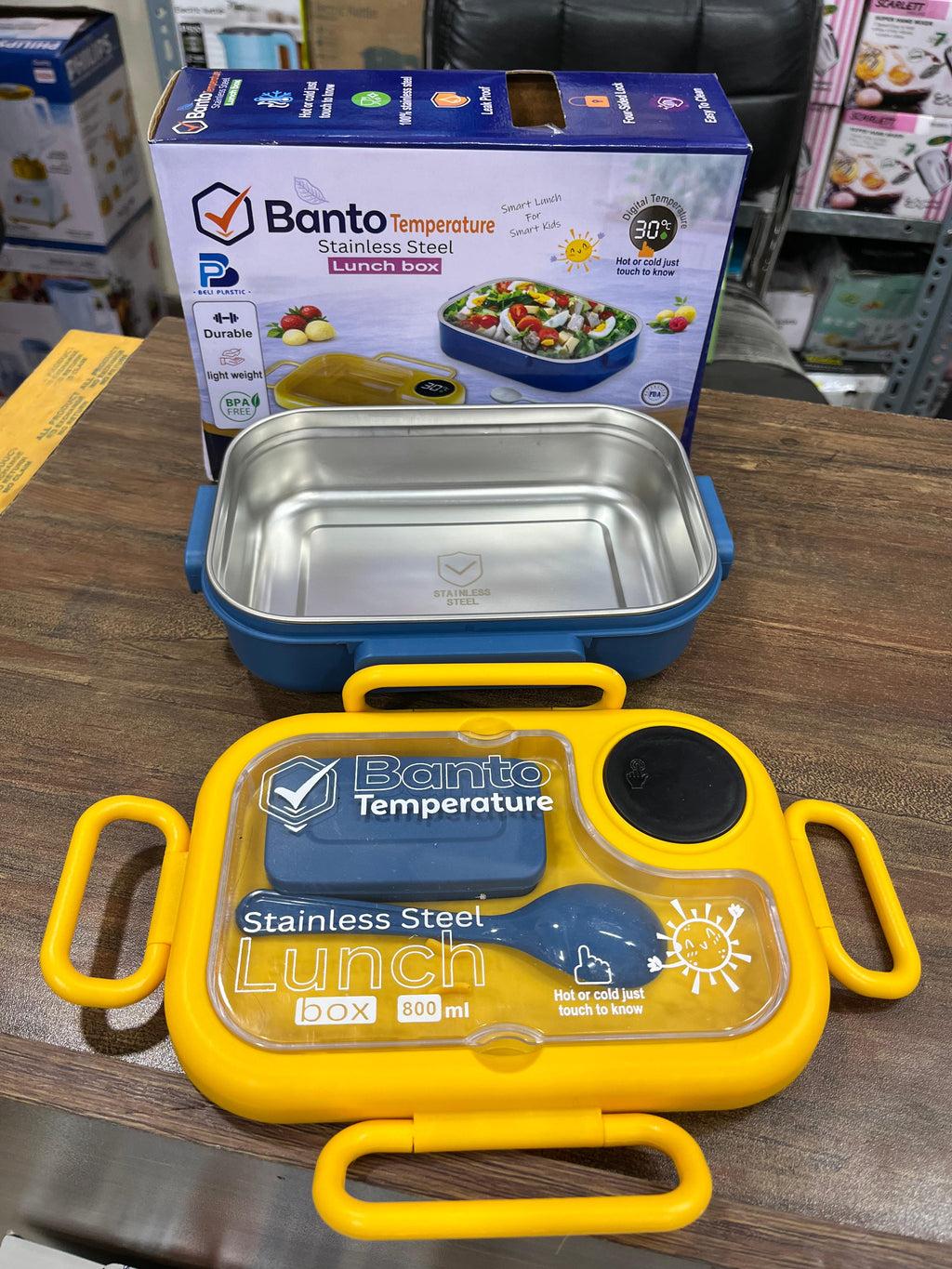 Banto Temperature Stainless Steel Lunch Box 800ml (Hot & Cold)