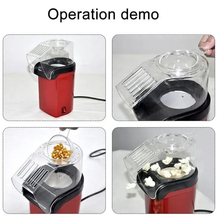 Electric Hot Air Popcorn Maker Machine