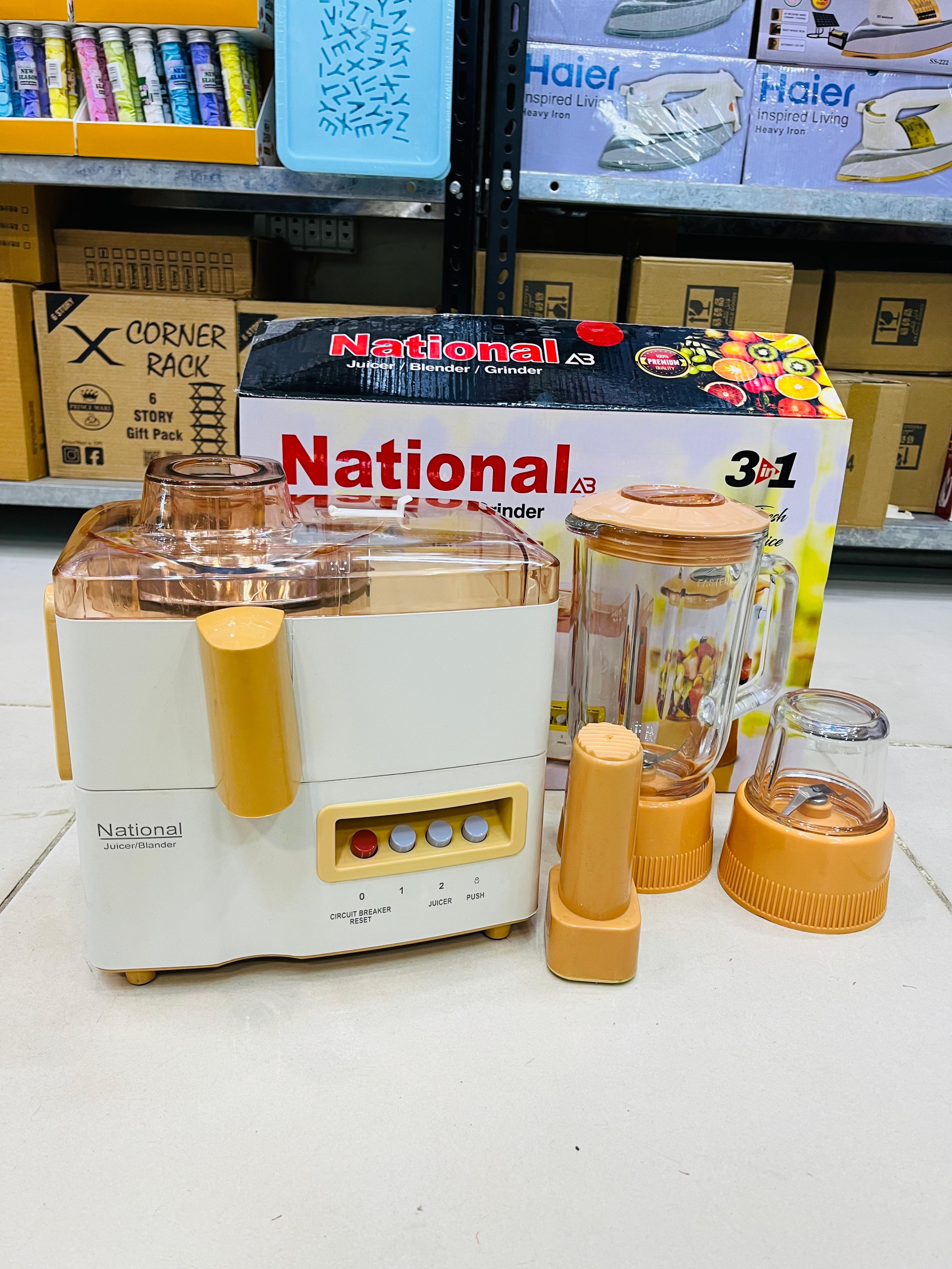 3-in-1 Juicer, Blender & Grinder (Model 419)