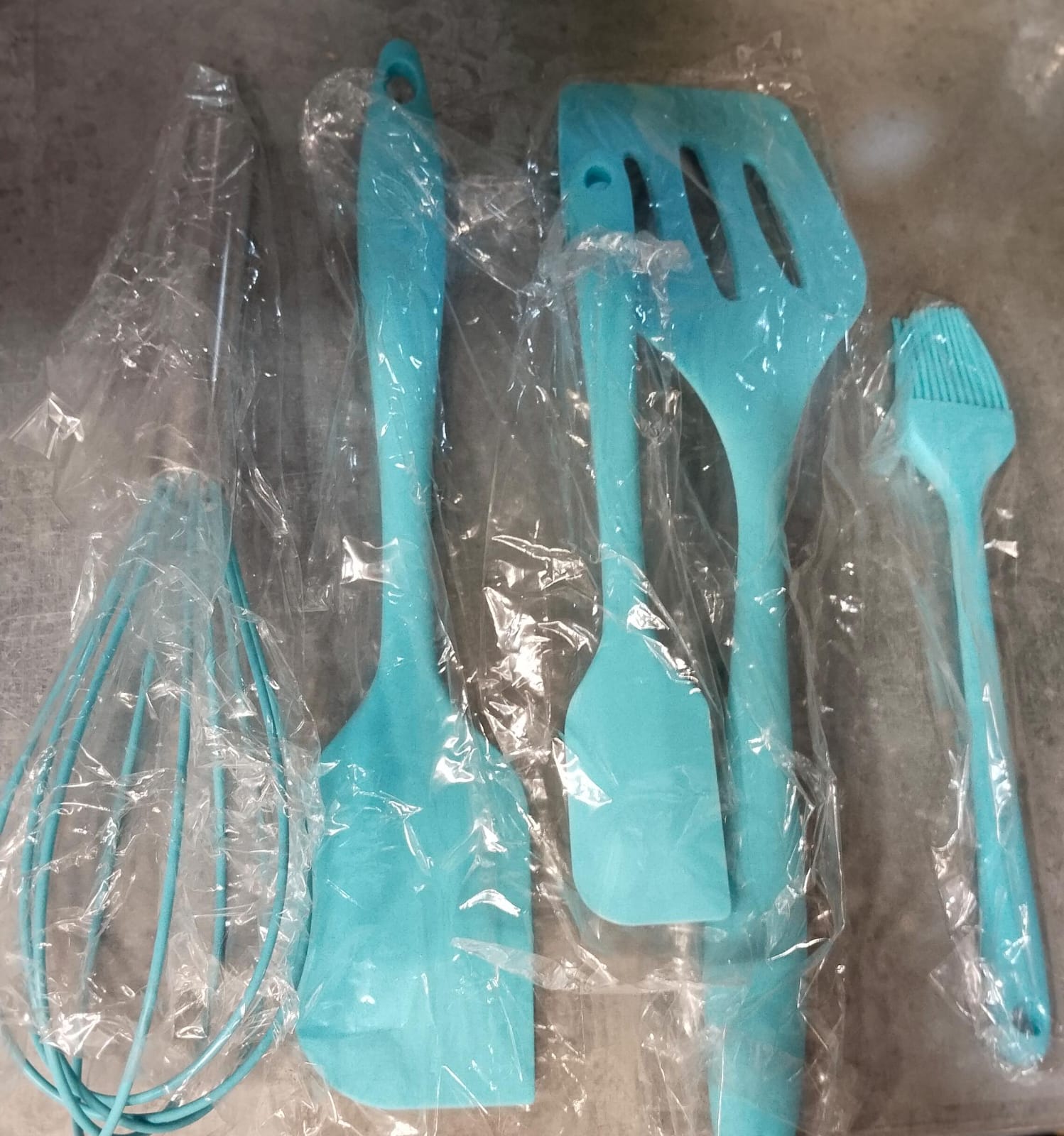 5-Piece Non-Stick Silicone Kitchen Utensils Set | Heat Resistant Cooking Tools