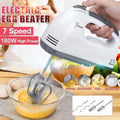 7-Speed Electric Hand Mixer & Egg Beater - 180W High Power