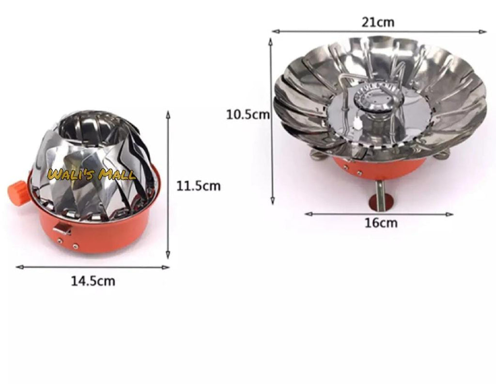 Portable Windproof Outdoor Camping Stove with Carry Bag