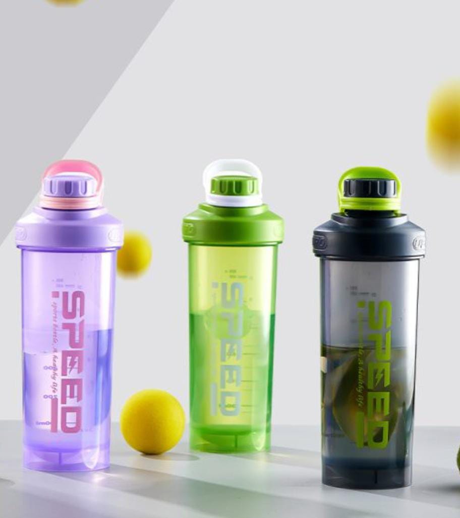 Sports Protein Shaker & Detox Bottle
